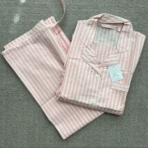 Victoria’s Secret Striped Button-up Pajamas